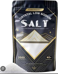 lot 4055 image: Lumentaste Crystal Low Sodium Salt with 40 Minerals 8.8 Oz&nbsp