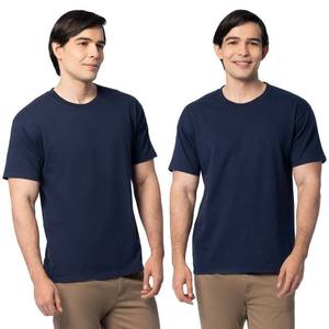 lot 4073 image: Fruit Of The Loom Mens Eversoft Cotton Shirts, Breathable & Moisture Wicking With Odor Control Crew - 2 Pack - Navy, XX-Large US - Retail $17