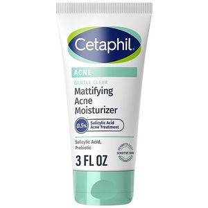 lot 4083 image: Cetaphil Gentle Clear Mattifying Acne Moisturizer With Salicylic Acid  3 fl oz - Retail $16