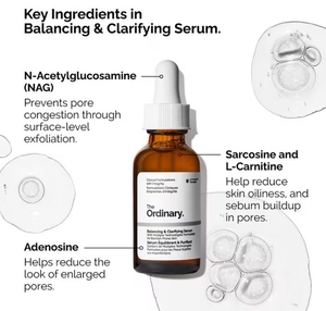 lot 4107 image: The Ordinary Balancing &amp Clarifying Serum for Oily Skin 30 ml