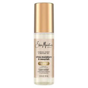 lot 4139 image: Shea Moisture Ultra Nourishing Manuka Honey & Mafura Oil Manuka Honey & Mafura Oil Instantly Hydrates And Smooths Hair 3.3 Fl Oz - Retail $11