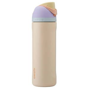 lot 4146 image: Owala 24oz FreeSip Stainless Steel Water Bottle - Sandy Shores - Retail $50