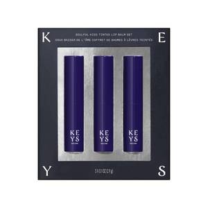 lot 4150 image: Keys Soulcare Soulful Kiss Tinted Lip Balm Set with Avocado Oil, Moisturizes & Softens, Sheer Color, Silky Formula, Cruelty-Free, 3-Pack, 0.1 Oz - Retail $39