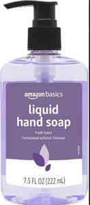 lot 4160 image: Amazon Basics Liquid Hand Soap Fresh Scent 7.5 FL Oz&nbsp