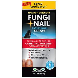 lot 4166 image: Fungi-Nail Anti-Fungal Foot Spray  Kills Fungus That Can Lead to Nail &amp Athletes Foot with Tolnaftate &amp Clinically Proven to Cure Infections  1oz&nbsp