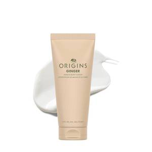 lot 4178 image: Origins Ginger Hand & Body Lotion for Dry Skin  Hydrates & Softens  With Vitamin E & Aloe Vera  Travel Size, 2.75 Fl Oz - Retail $20