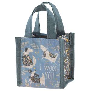 lot 4217 image: Karma Reusable Gift Bags - Tote Bag and Gift Bag with Handles - Perfect for Birthday Gifts and Party Bags RPET 1 Dog Tiny&nbsp