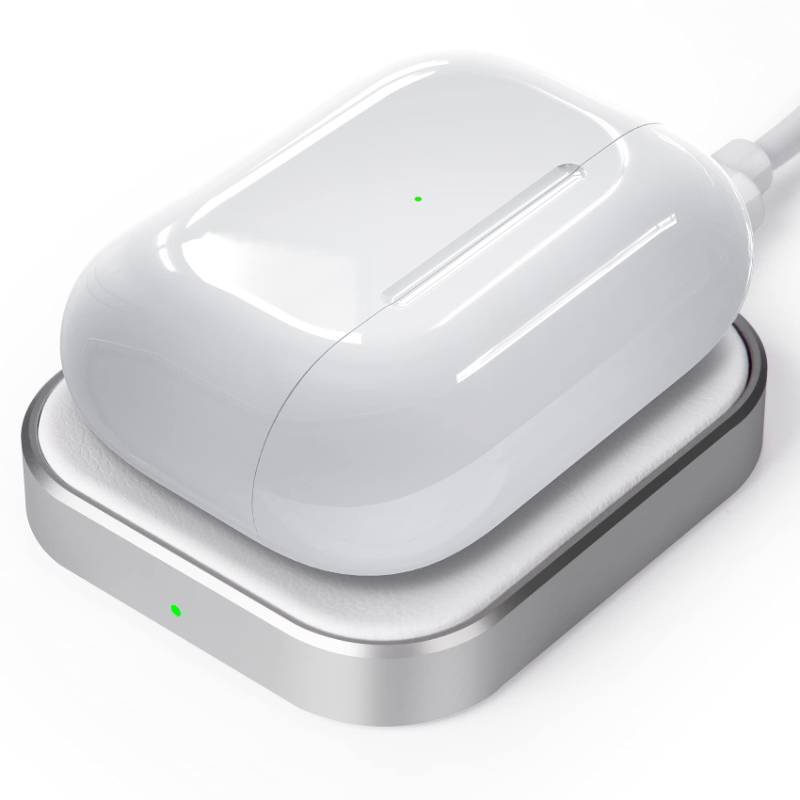 lot 132 image: AirPods Pro Charger - Wireless Charging Station for AirPods 4 (withActive Noise Cancellation) 3rd 2rd, Black&nbsp
