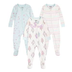 lot 4316 image: HUGGIES 3-Pack Footed Coverall 12 Months  - Retail $30