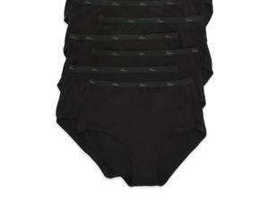 lot 4334 image: Hanes womens Cotton Brief Underwear, 6 Pack - Brief Black, 6 US - Retail $18