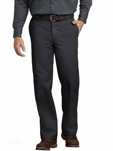 lot 4337 image: Dickies Mens Original 874 Work Pants Durable Straight Leg Uniform Trousers for Men, Ideal for Industrial or Office Use, Black, 44W x 34L - Retail $30