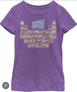 lot 4351 image: Animal Crossing Character Grid T-Shirt 3T4T - Retail $12