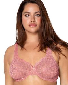 lot 4385 image: Smart & Sexy Womens Lace Unlined Underwire Bra 38DDD - Retail $15