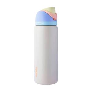 lot 4450 image: Owala 32oz FreeSip Stainless Steel Water Bottle - Sandy Shores - Retail $52