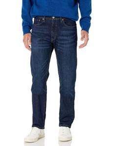 lot 4500 image: Levis Mens 505 Regular Fit Jeans , Nail Loop Knot-Dark Indigo, 34W x 30L - Retail $51