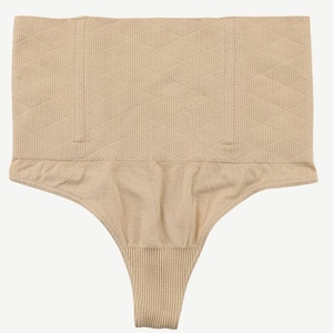 lot 4509 image: Seamless High-Waisted Shapewear Thong SM - Retail $15