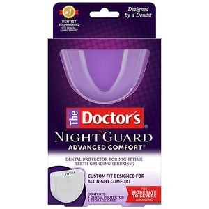 lot 4516 image: The Doctors Advanced Comfort Night Guard for Nighttime Teeth Grinding - 1ct Guard with Storage Case - Retail $161