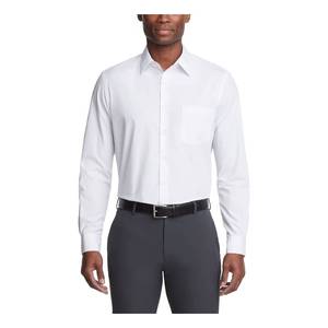 lot 4532 image: Van Heusen Mens Dress Shirt Regular Fit Poplin Solid, White, 15 Neck 32-33 Sleeve - Retail $25
