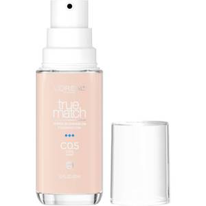 lot 4533 image: LOreal Paris True Match Super-Blendable Foundation, Medium Coverage Liquid Foundation Makeup, C0.5, Light, 1 Fl Oz - Retail $10