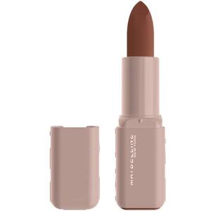 lot 4556 image: MAYBELLINE Serum Lipstick, Hydrating Lip Makeup with 8HRs of Lip Plumping Moisture with Hyaluronic Acid  Oil Blend, Avenue A (Deep Chocolate Brown Matte) - Retail $8