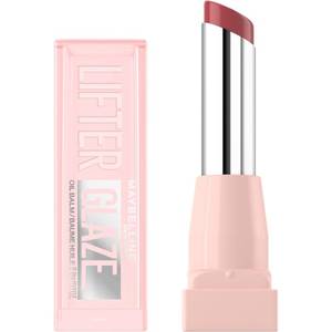 lot 4561 image: Maybelline Lifter Glaze Oil Balm with Hyaluronic Acid and Hydrating Oil Blend, Lip Balm with 24HRs of Smooth, Moisturizing Shine, Berry Haze (Sheer Cool Mauve) - Retail $7