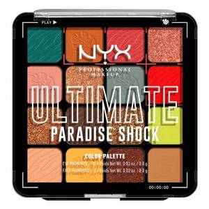 lot 4563 image: NYX PROFESSIONAL MAKEUP, Ultimate Shadow Palette, Eyeshadow Palette - Paradise Shock - Retail $14