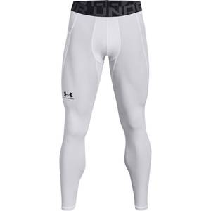 lot 4568 image: Under Armour Mens HeatGear Armour Leggings , White (100)Black, Large - Retail $35