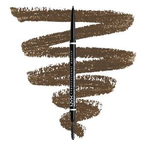 lot 4586 image: NYX PROFESSIONAL MAKEUP Micro Brow Pencil, Precise Eyebrow Pencil - Ash Brown - Retail $11