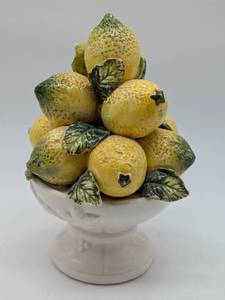 lot 714224 image: Italian Ceramic Lemon Centerpiece Bowl