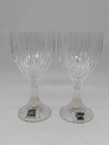 lot 714227 image: Mikasa Crystal Wine Glasses Set of 2