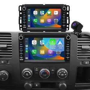 Car Radio for Chevrolet Chevy Silverado 1500/2500/3500 2007-2013, Tahoe 2007-2014, GMC Sierra 1500/2500/3500 2007-2013, Yukon 2007-2014, Hummer H2 Buick Enclave, Touch Screen Stereo Wireless Carplay - Retail: $130