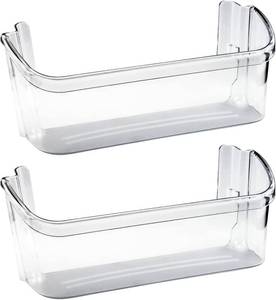 lot 210 image: AMI PARTS 240363702 Refrigerator Door Bin Side Shelf Fit for Frigi-daire, Ken-more Refrigerator - Replaces 240363704, 240363705, 240363708, AP2116106, PS430207 (2 Pack) - Retail $35