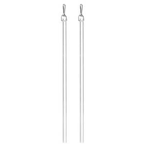 lot 294 image: uxcell 2Pcs 17Clear Curtain Pull Rod, Acrylic Blind Wand Replacement Part with Hook, Window Blind Tilt Wand for Window Opener Accessory - Retail $14