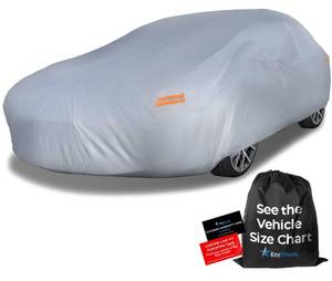 lot 298 image: EzyShade 10-Layer Waterproof Sports Car Cover. See Vehicle Size-Chart for Accurate Fit. All Weather Full Outdoor Covers. Corvette Mustang Trans Am Classic Cars Sun Snow Rain. Size C4 (See SizeChart) - Retail $75