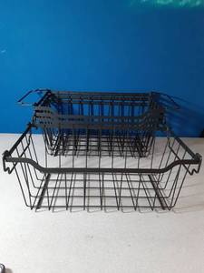 lot 300 image: Four Pack Wire Organization Baskets - Retail $0