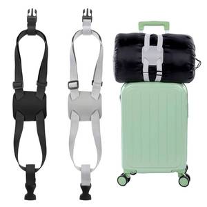 lot 306 image: 2 Pack Luggage Straps Bag Bungee for Add a Bag Suitcase Adjustable Belt Travel Suitcase Elastic Strap Belt Travel Accessories Connecting Carry On Bags Add Bags - Retail $8
