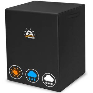 lot 317 image: Zettum Air Conditioner Cover for Outside Units 36 Inch - 600D Air Conditioning AC Covers Waterproof, Outdoor Winter Cover for Central AC Condenser, Swamp Cooler, Pool Heater, Heat Pump, HVAC and More - Retail $23