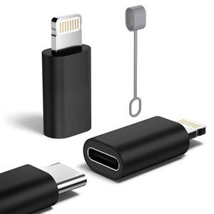 lot 369 image: MFi Certified 27W USB C to Lightning Adapter (2 Pack) - Fast Charging Data Sync, Lightning to USB Type C Cable Adapter for iPhone141312 Series, iPad, AirPods, with Anti-Lost Loop, Not for AudioOTG - Retail $7