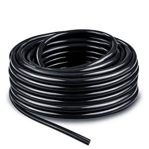 lot 396 image: Bonviee 50 FT Blank Distribution Tubing Irrigation Drip Hose, 14 Inch Drip Line for Garden Watering System - Retail $10