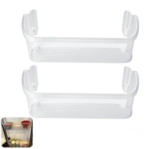 lot 405 image: HLZDS 242126602 Refrigerator Door Bin (2 Pack) Compatible with Frigidaire FFSS2615TE0 FFSS2615TP0 FFSS2615TS0 Bottom Door Shelf, Replace 4547407 AP6278233 PS12364199 EAP12364199 Door Shelf Bin