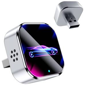 lot 406 image: 2026 Wireless CarPlay Adapter Upgrade Wired CarPlay to Wireless, Mini USB Design for Cars with Built-in Wired Apple CarPlay Plug and Play Easy Use Fast Stable Connection Car Play for iPhone - Retail $24