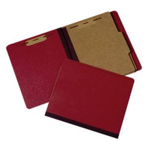 lot 26295 image: SKILCRAFT  NSN9908884  Three Section Pressboard File Folder  1 Each  Red - Retail $41