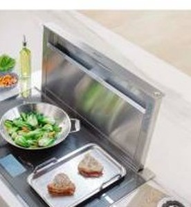 lot 26307 image: Thermador Masterpiece Series 36 Inch Convertible Downdraft Range Hood, (Incomplete)