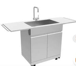 lot 26309 image: Outdoor Kitchen Stainless Steel 32 in. x 24 in. x 37.3125 Outdoor Kitchen Cabinet