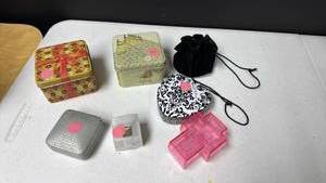 lot 263 image: Small Decorative Storage Tins and Jewelry Containers Collection