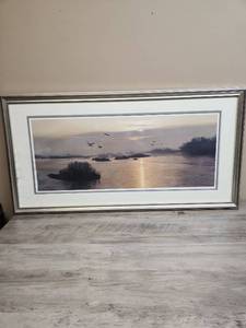 lot 528 image: Terry Isaac River of Gold Framed Print