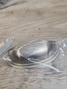 lot 606 image: Brainerd Satin Nickel Cup Hardware Pulls Set 4 total - new in package (2 12 or 3 according to package)