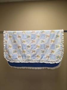 lot 624 image: Vintage Handmade baby blanket