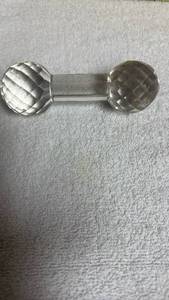 lot 733 image: Crystal Glass Pestle