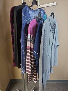 lot 1118 image: Six Womens XXL tops and pajamas and a hoodie